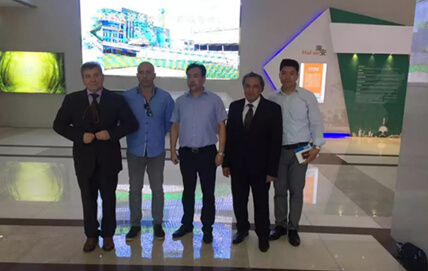 Philippiness Customer Visited Lvkun Environmental Machine Factory