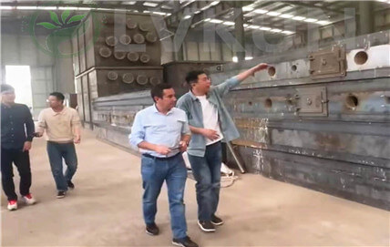 Chile Customers Visited Lvkun Environmental Machine Factory
