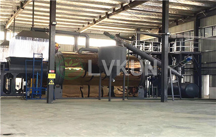4 sets of tire pyrolysis equipment have been installed in Thailand