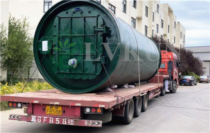 12 tons of tire pyrolysis plant shipped to Brazil