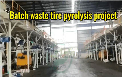 China semi-continuous tire pyrolysis equipment production